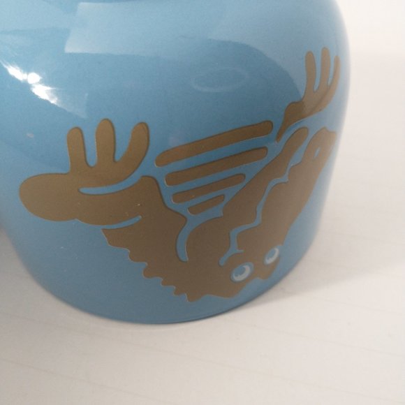 Crocs Light Blue Promotional Mug/Bowl Alligator On Front Great Condition - Picture 5 of 7